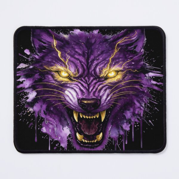 Item preview, Cosmic Wolf Guardian Purple Gold Astral Power designed and sold by KingofHearts25.