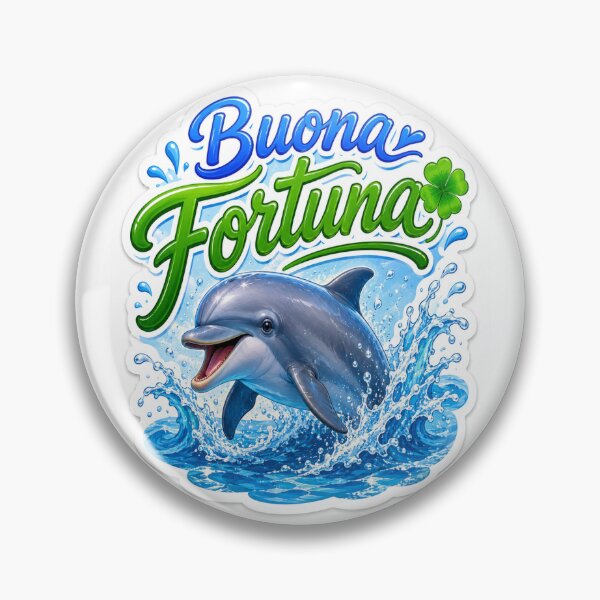 Item preview,  Buona Fortuna con il Delfino designed and sold by RipantinaFantasy .