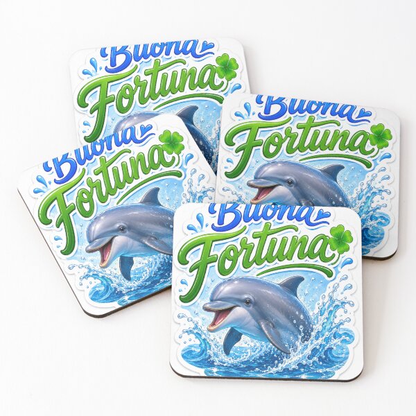 Item preview,  Buona Fortuna con il Delfino designed and sold by RipantinaFantasy .
