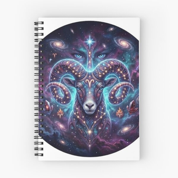 Item preview, Aries Zodiac Sign Cosmic Art - Astrology and Horoscope Design designed and sold by BoldConcept43.