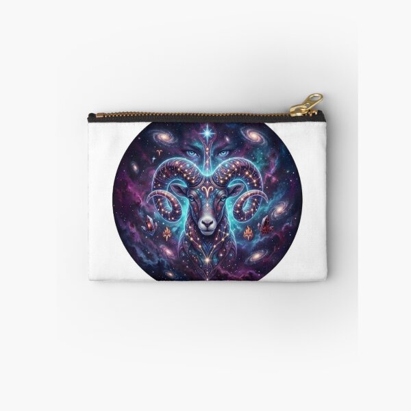 Item preview, Aries Zodiac Sign Cosmic Art - Astrology and Horoscope Design designed and sold by BoldConcept43.