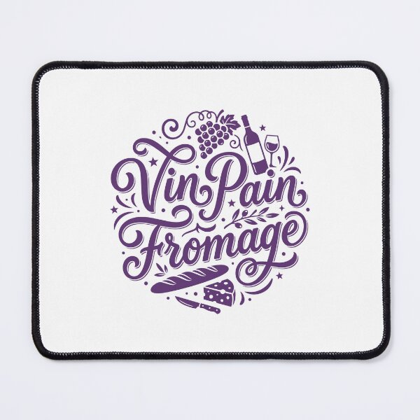 Item preview, French Vin Pain Fromage Wine Bread Cheese Culture designed and sold by AntiqueImages.