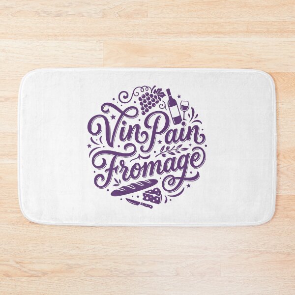 Item preview, French Vin Pain Fromage Wine Bread Cheese Culture designed and sold by AntiqueImages.