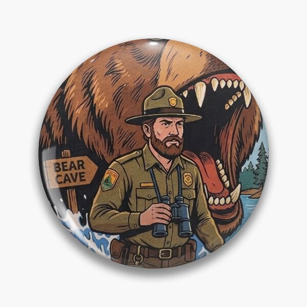 Item preview, Stay Positive Bear Attack Retro Ranger designed and sold by XIKEXI.