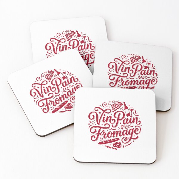 Item preview, Vin Pain Fromage French Food Lover Francophile designed and sold by AntiqueImages.