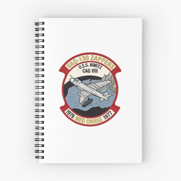Item preview, VAQ-130 Zappers USS Nimitz 1976–1977 Med Cruise Emblem designed and sold by CharlieDesings.