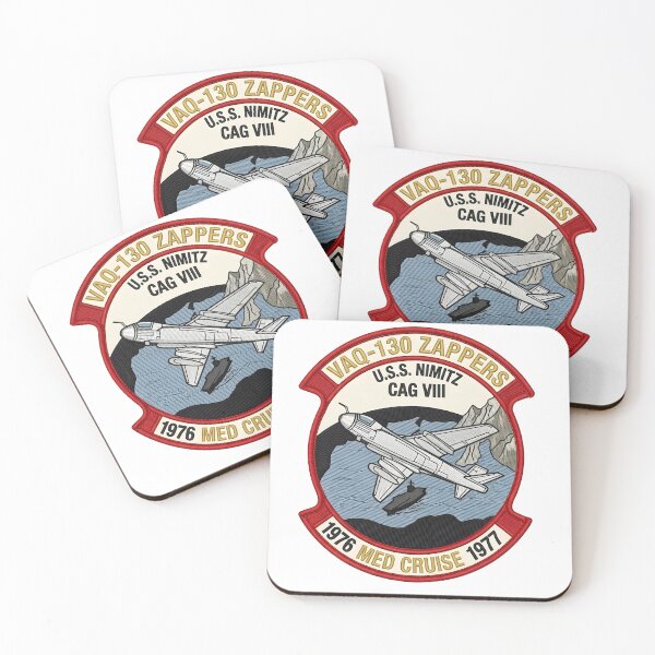 Item preview, VAQ-130 Zappers USS Nimitz 1976–1977 Med Cruise Emblem designed and sold by CharlieDesings.