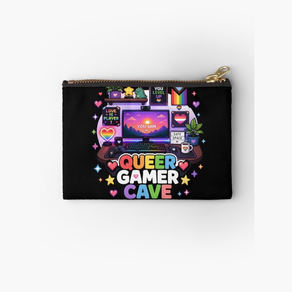 Item preview, Queer Gamer Cave Setup designed and sold by Craft Design Alchemy.