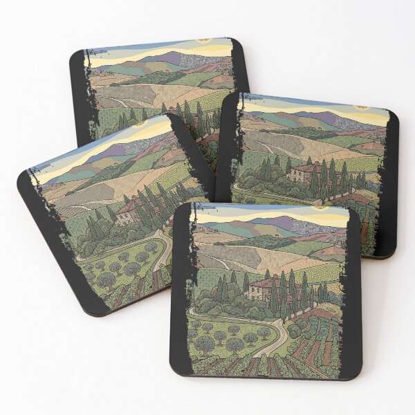 Item preview, Geometric Tuscany: The Sharecropper's Illusion designed and sold by FreiherrPK.