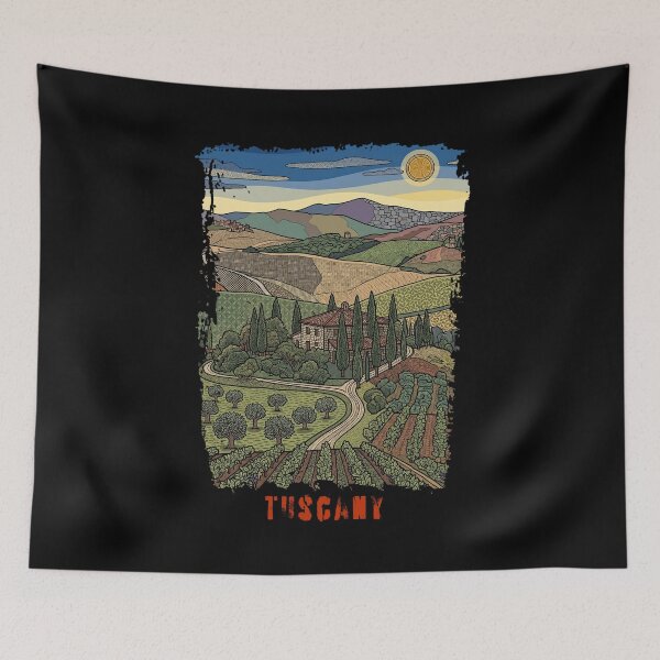 Item preview, Geometric Tuscany: The Sharecropper's Illusion designed and sold by FreiherrPK.