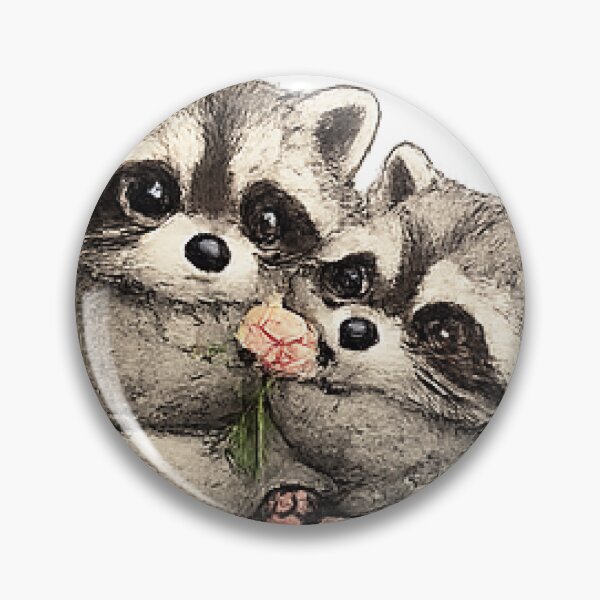 Item preview, Cute Raccoon Couple designed and sold by Northline Creative.