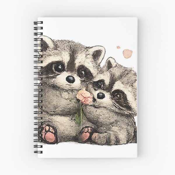 Item preview, Cute Raccoon Couple designed and sold by Northline Creative.