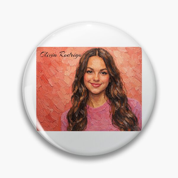 Item preview, Olivia Rodrigo Portrait in Pink designed and sold by Halifaxartguy.