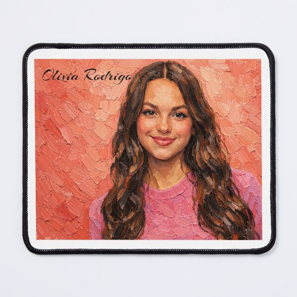 Item preview, Olivia Rodrigo Portrait in Pink designed and sold by Halifaxartguy.