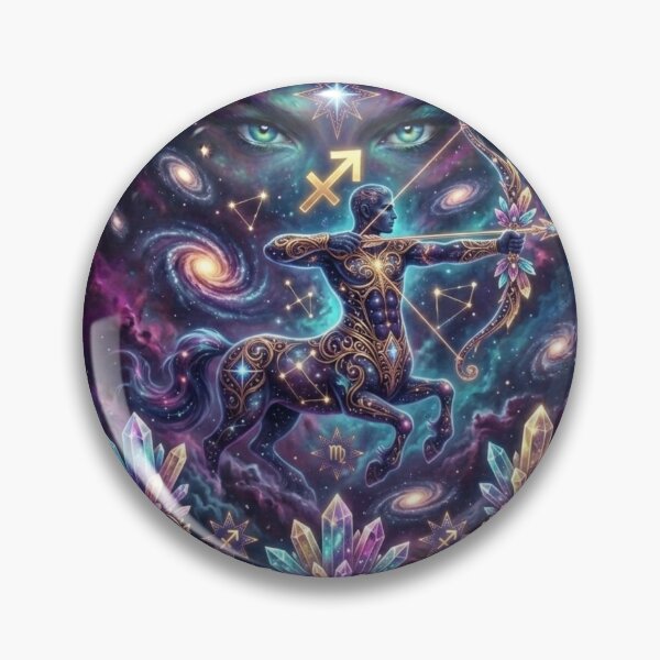Item preview, Sagittarius Zodiac Sign Cosmic Art - Astrology and Horoscope Design designed and sold by BoldConcept43.