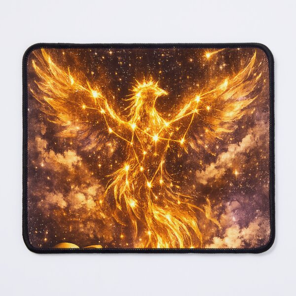Item preview, Cosmic Phoenix Constellation Galaxy Nebula Art designed and sold by MIArt Studio.