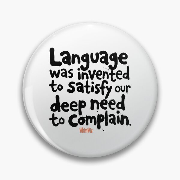 Item preview, Language - WhimWiz Funny & Quirky Gift Ideas designed and sold by WhimWiz.
