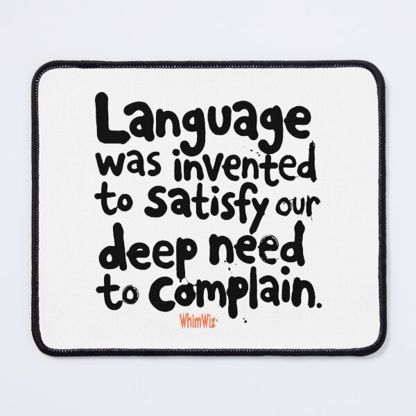 Item preview, Language - WhimWiz Funny & Quirky Gift Ideas designed and sold by WhimWiz.
