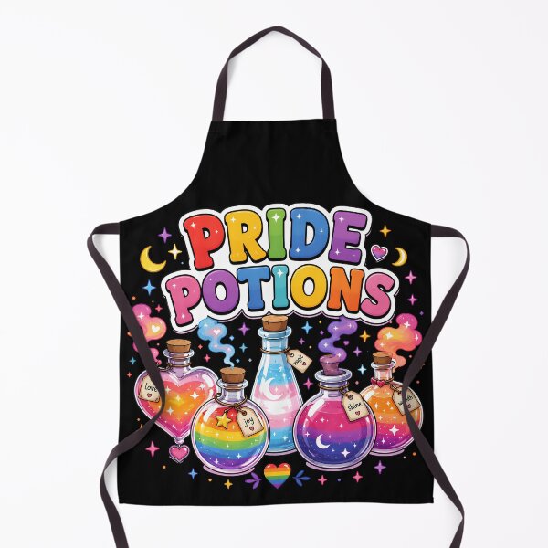 Item preview, Pride Potions Magical Rainbow Bottles designed and sold by Craft Design Alchemy.