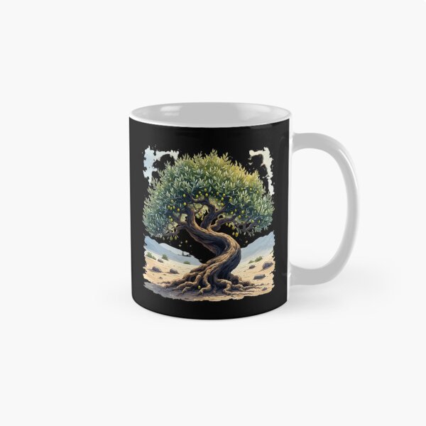 Item preview, Ancient Twisted Olive Tree in Desert Oasis designed and sold by Radhestore.