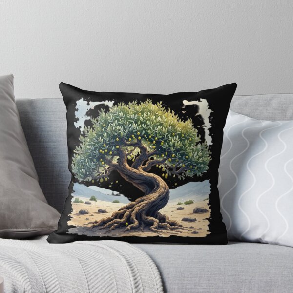Item preview, Ancient Twisted Olive Tree in Desert Oasis designed and sold by Radhestore.