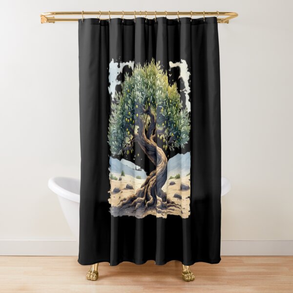 Item preview, Ancient Twisted Olive Tree in Desert Oasis designed and sold by Radhestore.