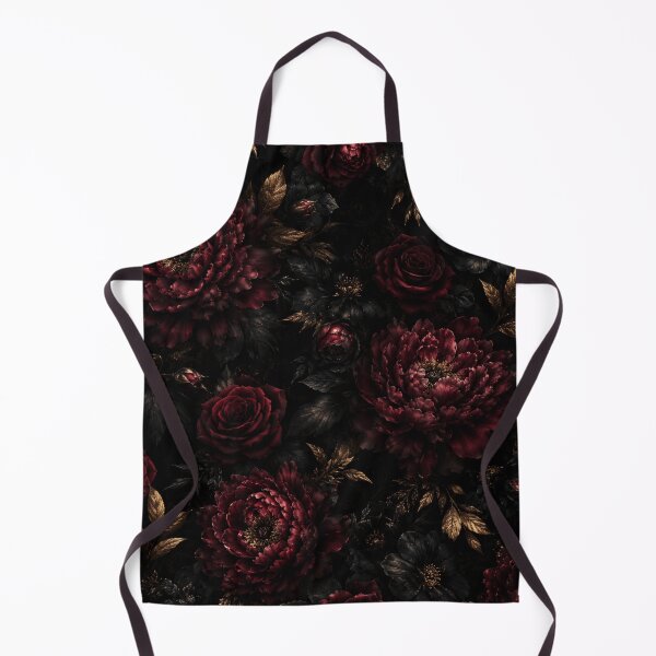 Item preview, Dark Gothic Floral Seamless Pattern | Burgundy Roses & Peonies Luxury designed and sold by Rixben.