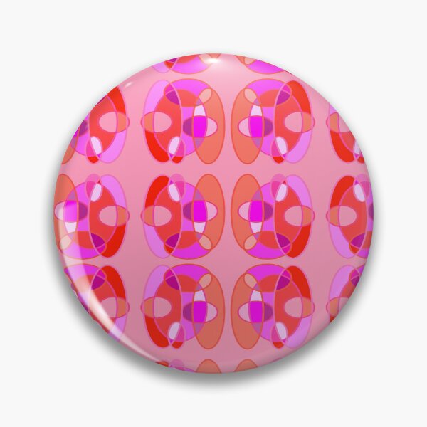 Item preview, Pink and orange gradient ovals and circular shapes on a salmon pink background, sunset flag lesbian pride designed and sold by RAHKELROYSUM.