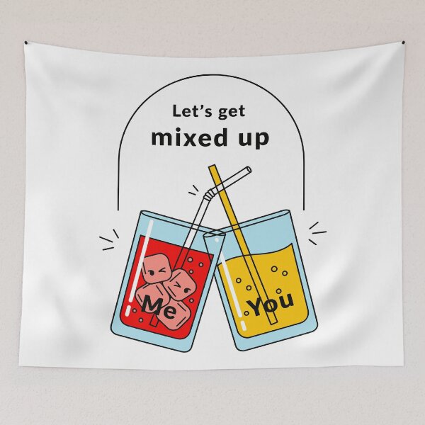 Item preview, Let's Get Mixed Up Drinks designed and sold by Amir Faysal.