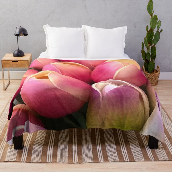 Item preview, Pink Lilac-Hues Tulip Buds Floral Close-Up Photo  designed and sold by DEC02.