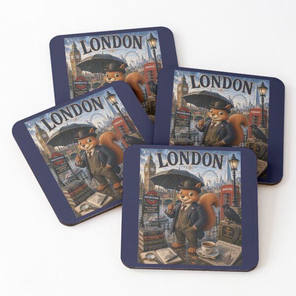 Item preview, The London Squirrell designed and sold by SecretSquirrellDesigns.