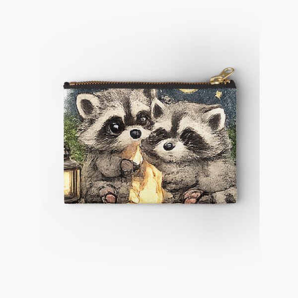 Item preview, Cute Raccoons Camping designed and sold by Northline Creative.