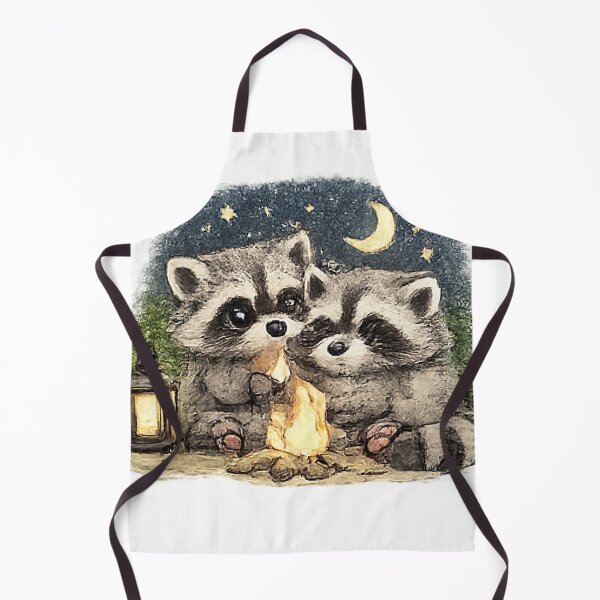 Item preview, Cute Raccoons Camping designed and sold by Northline Creative.