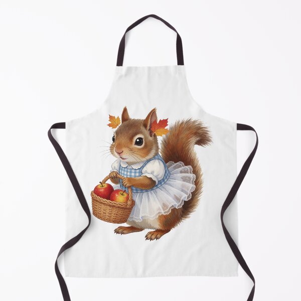 Item preview, Autumn Squirrel Sticker | Cute Fall Squirrel with Apples designed and sold by AillustriaAK.