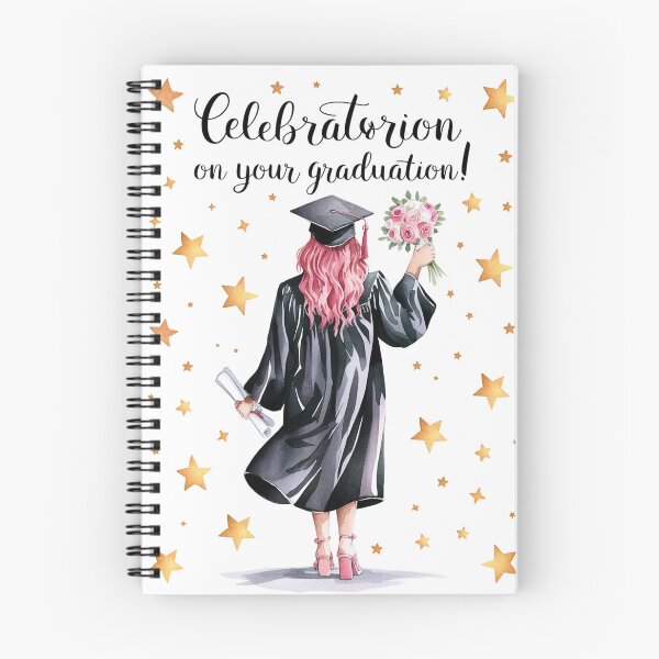 Item preview, Graduation Pink Hair Girl designed and sold by Roy & Tiffany.