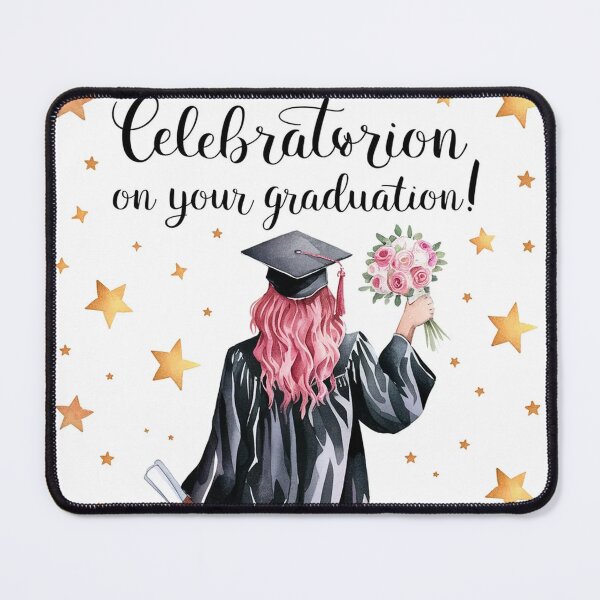 Item preview, Graduation Pink Hair Girl designed and sold by Roy & Tiffany.