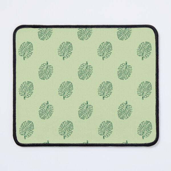 Item preview, Green Monstera Leaf Pattern Tropical Botanical Minimal designed and sold by Zaya_art.