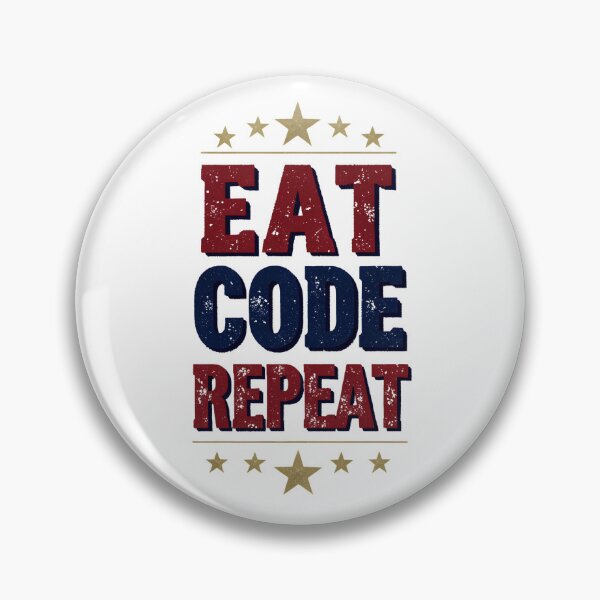 Item preview, Eat Code Repeat Retro Programmer Coding Life designed and sold by M.Store.