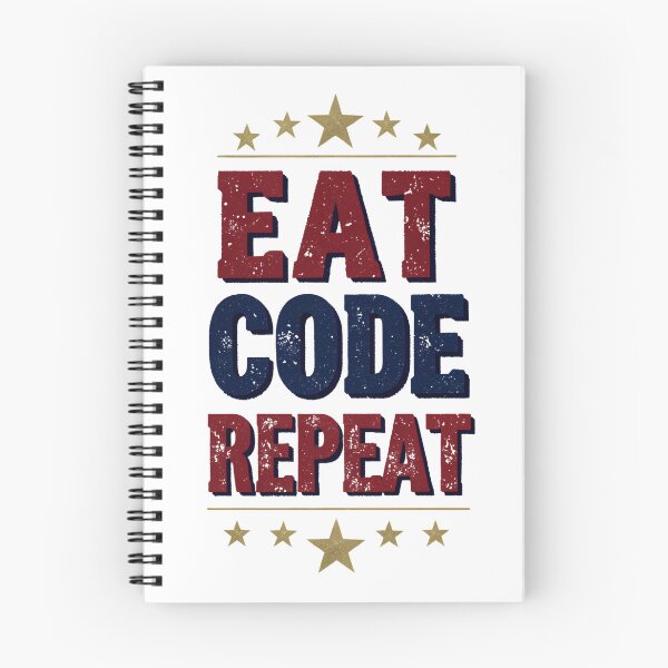 Item preview, Eat Code Repeat Retro Programmer Coding Life designed and sold by M.Store.