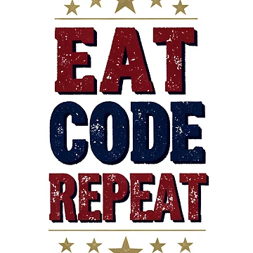 Artwork thumbnail, Eat Code Repeat Retro Programmer Coding Life by M.Store