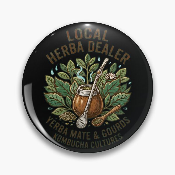 Item preview, Local Herba Dealer Yerba Mate Kombucha Vintage Graphic designed and sold by MCVersa2026.