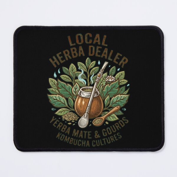 Item preview, Local Herba Dealer Yerba Mate Kombucha Vintage Graphic designed and sold by MCVersa2026.