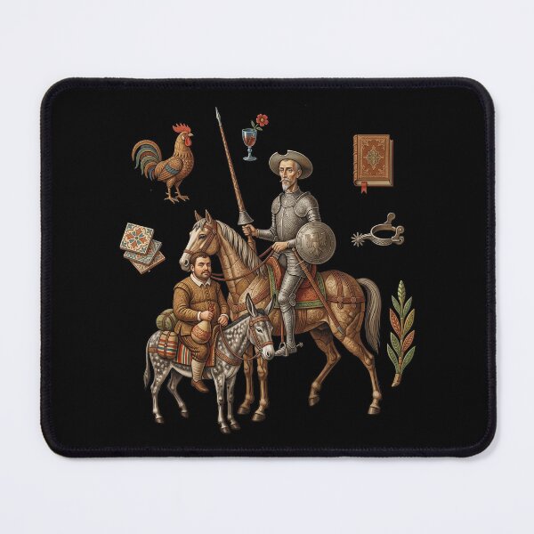 Item preview, Ornate Don Quixote & Sancho Panza: The Chivalric Delusion designed and sold by FreiherrPK.