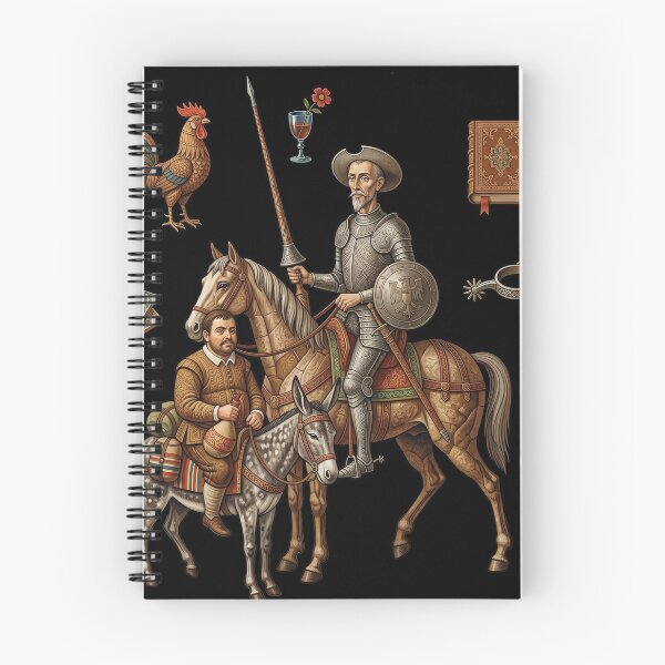 Item preview, Ornate Don Quixote & Sancho Panza: The Chivalric Delusion designed and sold by FreiherrPK.