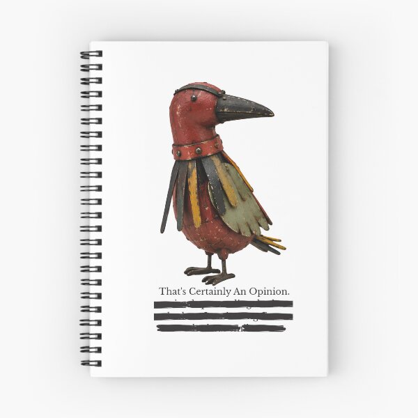 Item preview, That's Certainly An Opinion – Redacted Thoughts Bird designed and sold by lazydogonline.