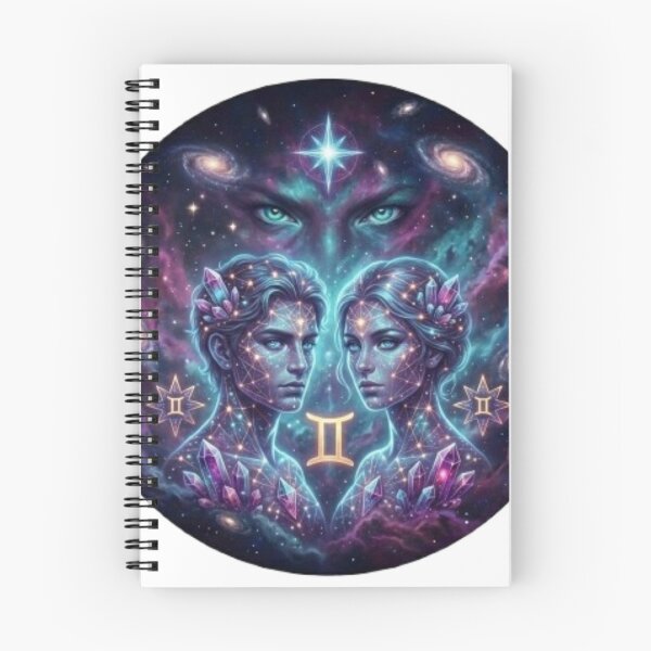 Item preview, Gemini Zodiac Sign Cosmic Art - Astrology and Horoscope Design designed and sold by BoldConcept43.