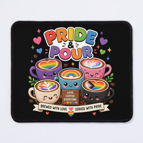 Item preview, Pride And Pour Coffee Club designed and sold by Craft Design Alchemy.