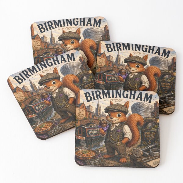 Item preview, Brummie Squirrell and the City of a Thousand Trades designed and sold by SecretSquirrellDesigns.