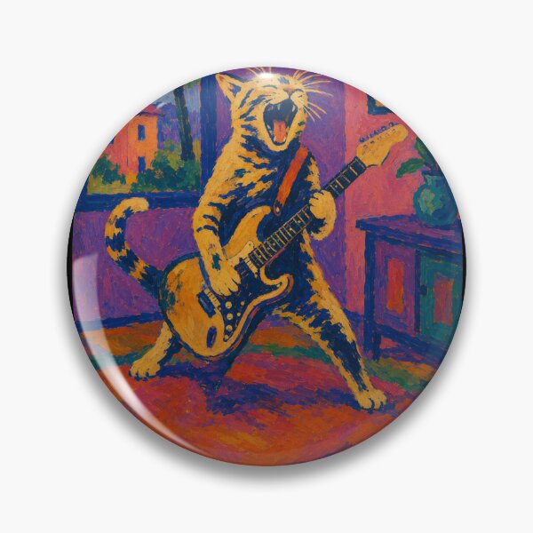 Item preview, Cat Playing Electric Guitar Music Lover  designed and sold by Kladhadredo.