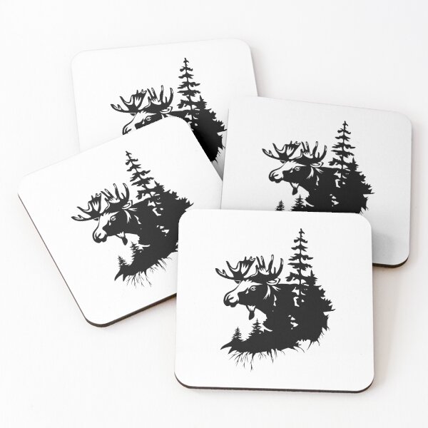 Item preview, Moose Head Fantasy Forest Art designed and sold by MagnoliaLake.